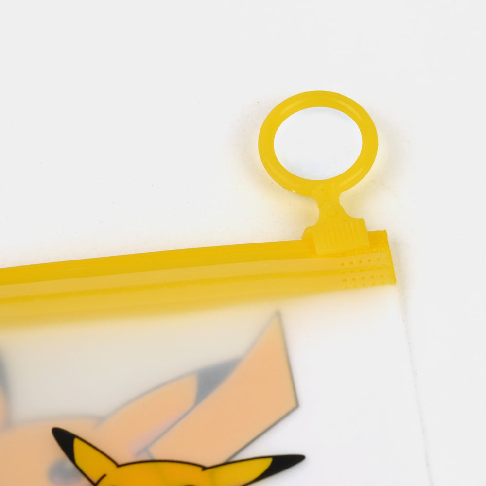 Character Transparent Pencil Pouch for Kids