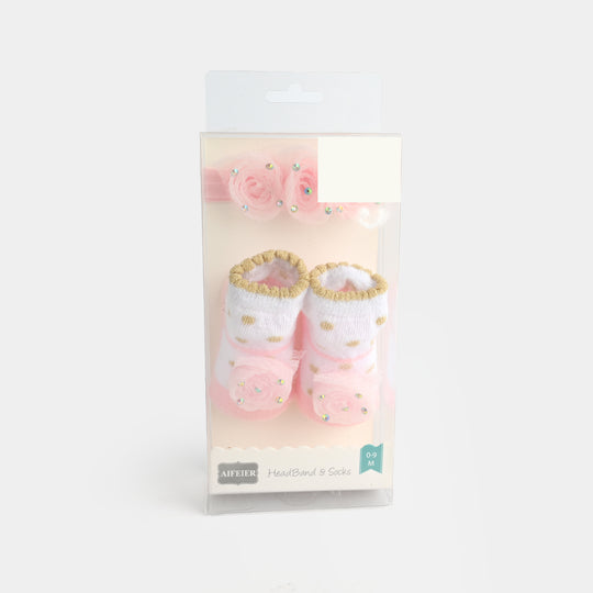 Baby Socks With Headband | 0M+