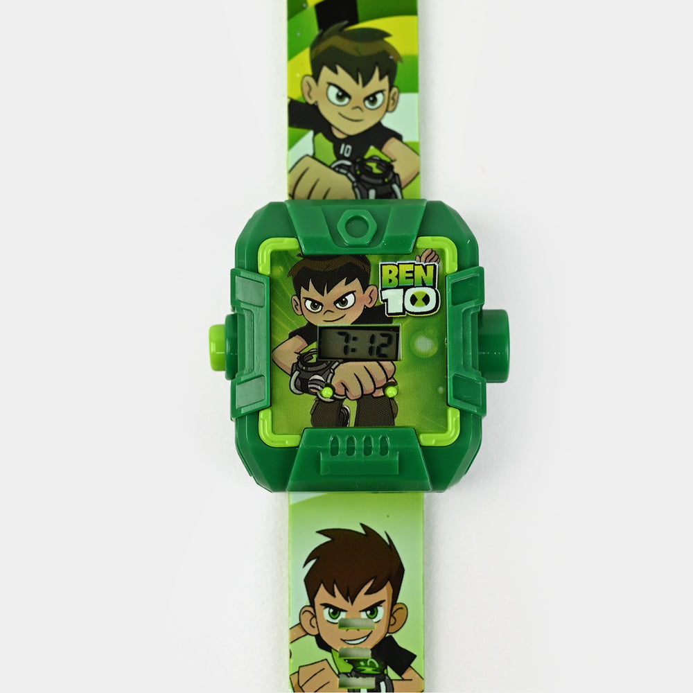 Character Projector Wrist Watch For Kids