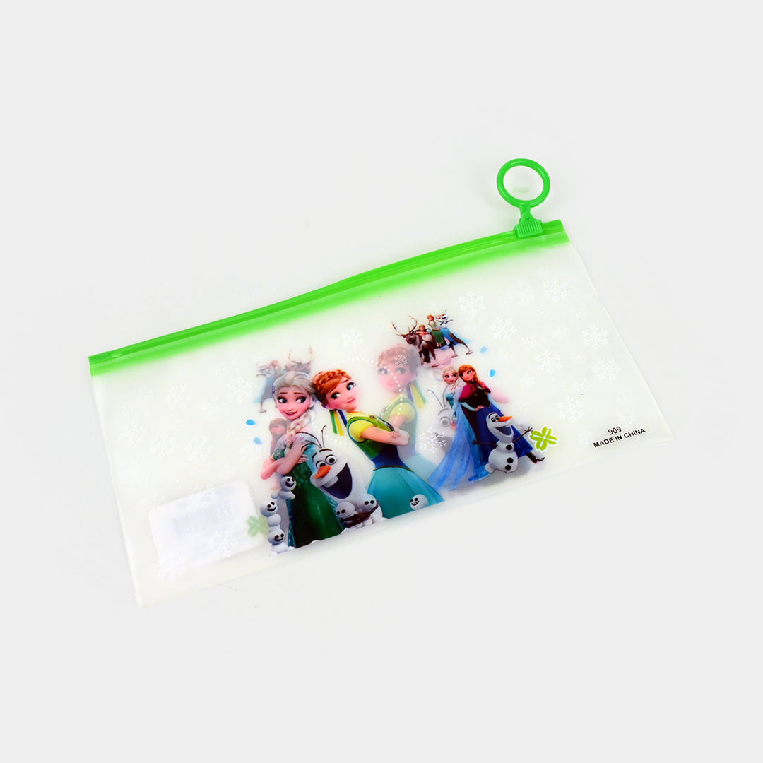 Character Transparent Pencil Pouch for Kids