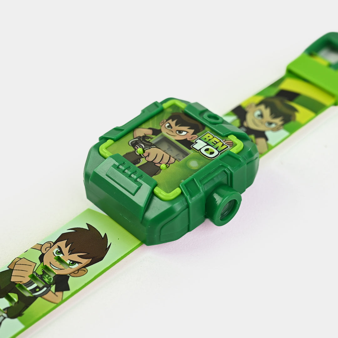 Character Projector Wrist Watch For Kids