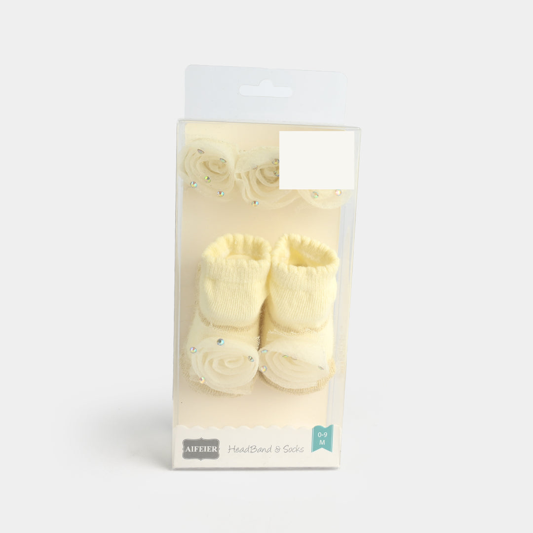 Baby Socks With Headband | 0M+