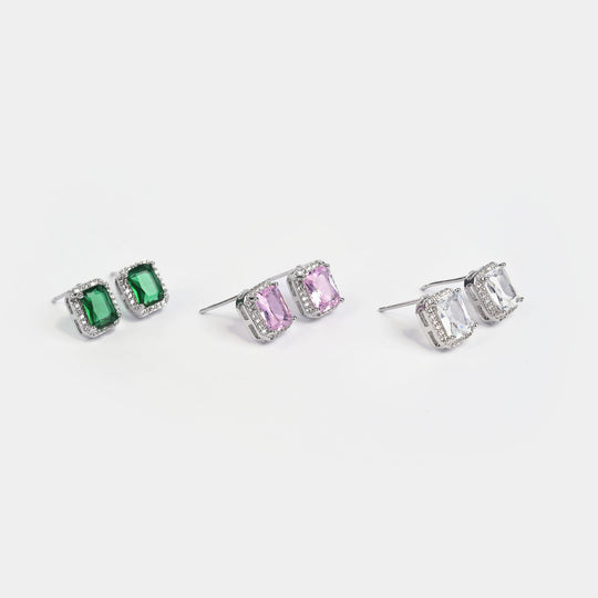 Girls Fancy & Stylish Earrings/Tops - Pack of 3