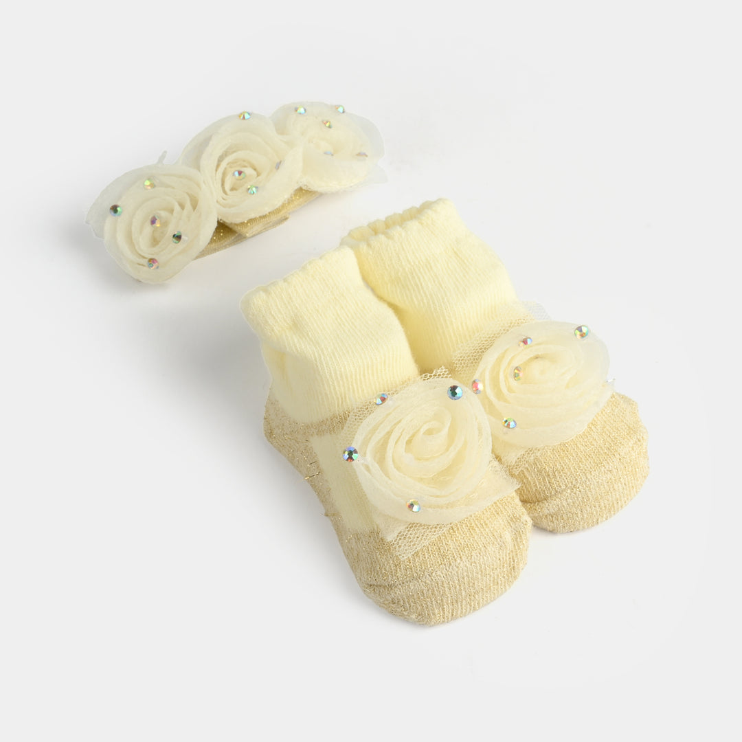 Baby Socks With Headband | 0M+