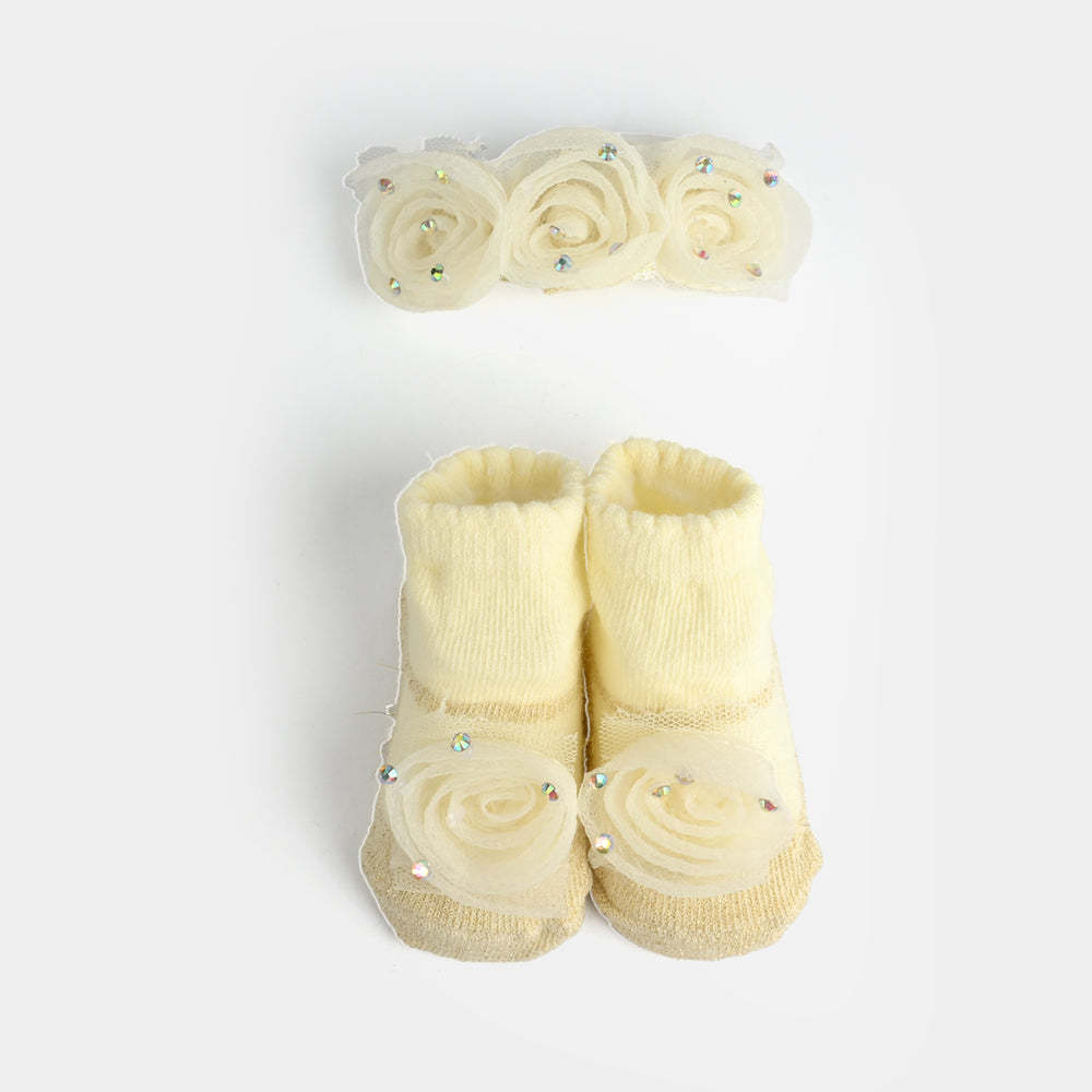 Baby Socks With Headband | 0M+