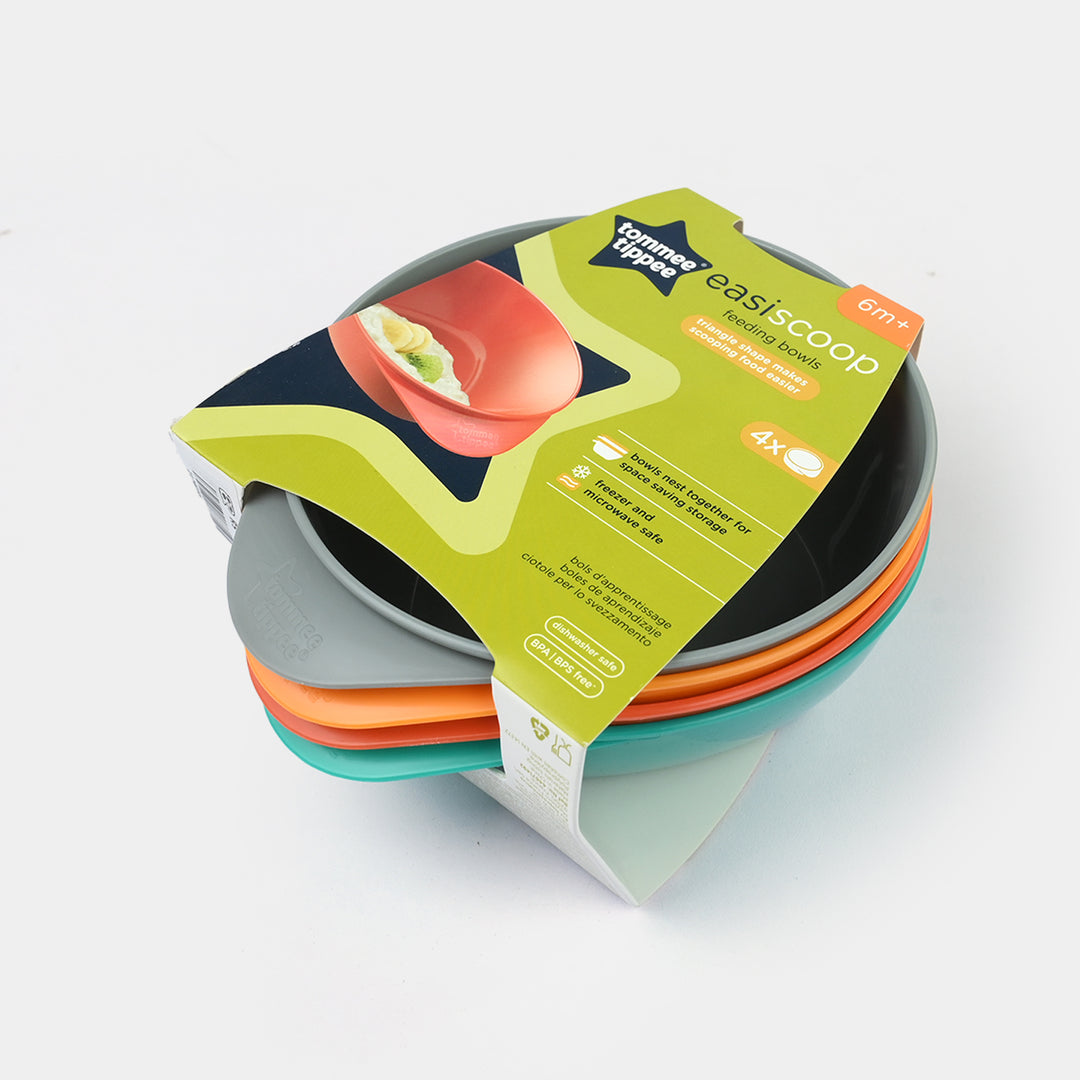 Tommee Tippee Easiscoop Feeding Bowls – 4-Pack
