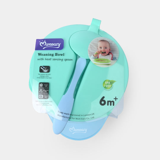 MOMEASY WEANING BOWL WITH HEAT SENSING SPOON | 6M+