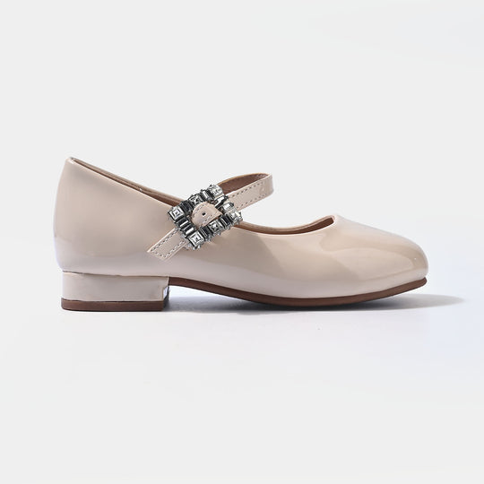 Girls Pumps 186-5-BEIGE
