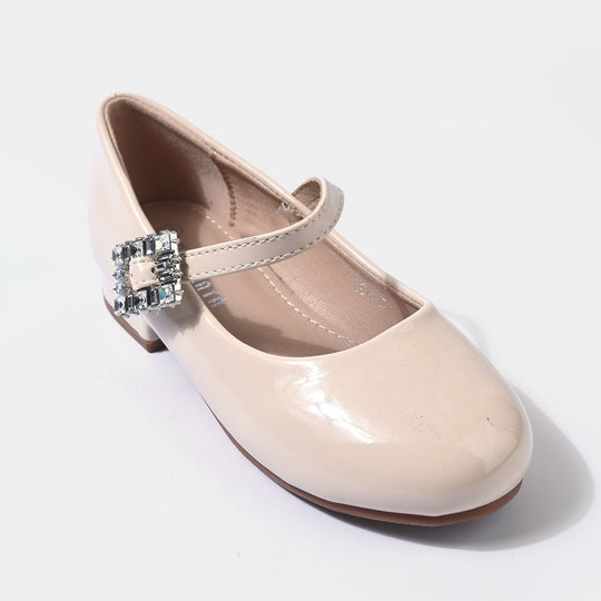 Girls Pumps 186-5-BEIGE