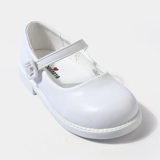 Girls Pumps 186-3-White