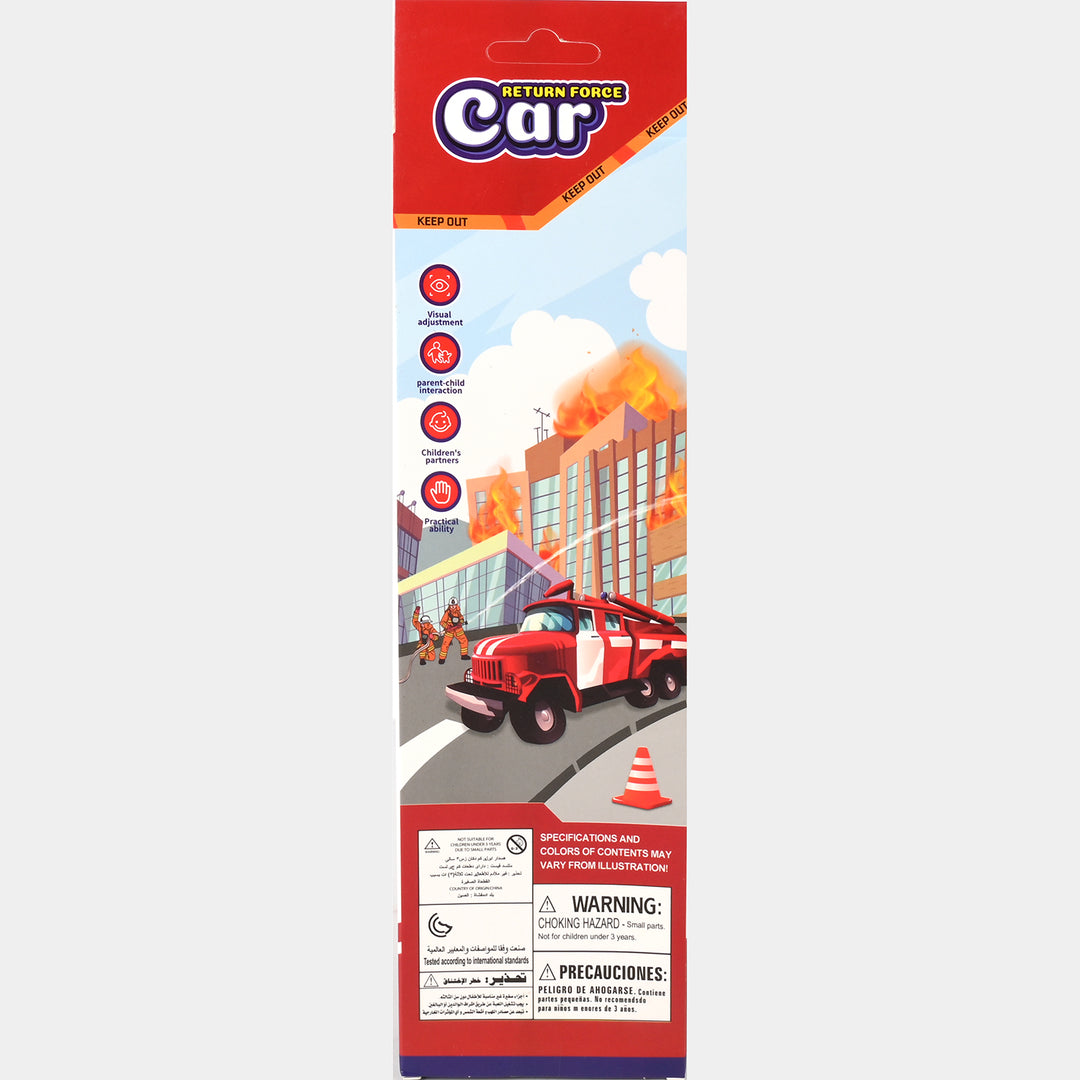 Pullback  Firefighter Trucks Play Set For Kids