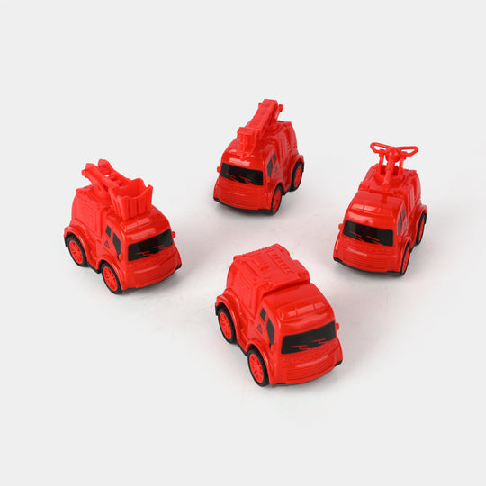 Pullback  Firefighter Trucks Play Set For Kids