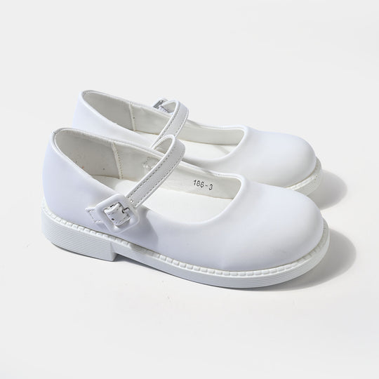 Girls Pumps 186-3-White
