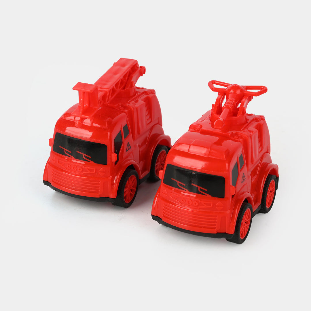 Pullback  Firefighter Trucks Play Set For Kids