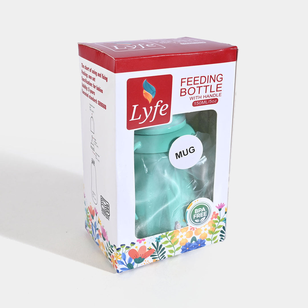 Baby Plastic Feeding Bottle 5Oz | 150ml | Green