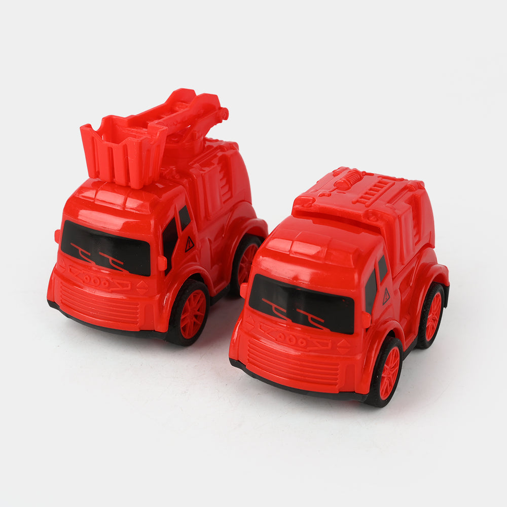 Pullback  Firefighter Trucks Play Set For Kids