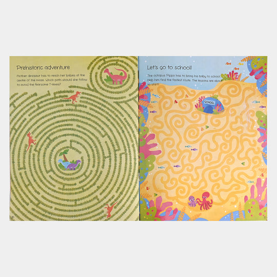 Wonderful Mazes Activity Book For Kids