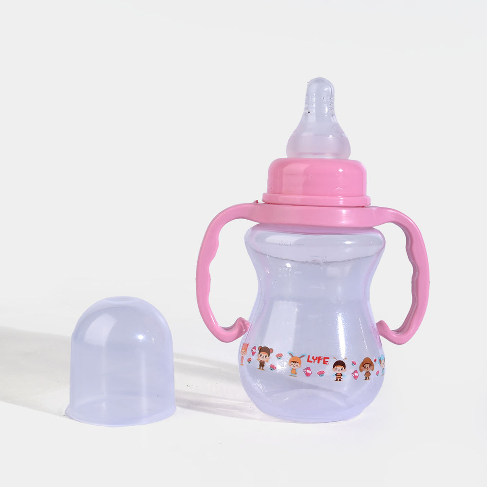 Baby Plastic Feeding Bottle 5Oz | 150ml | Pink