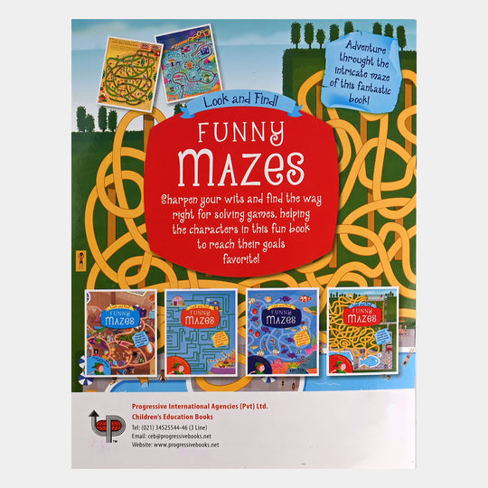 Wonderful Mazes Activity Book For Kids