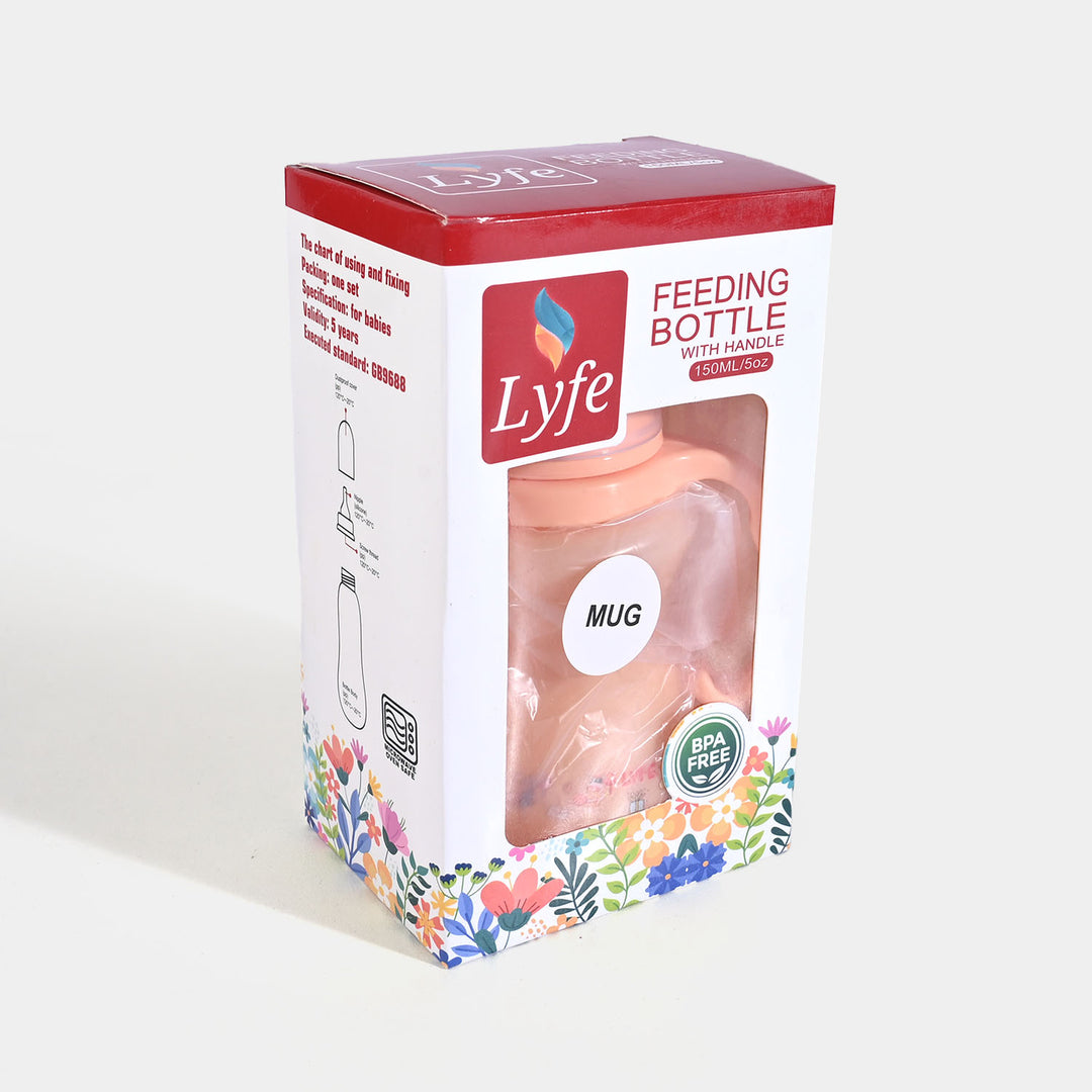 Baby Plastic Feeding Bottle 5Oz | 150ml | Orange