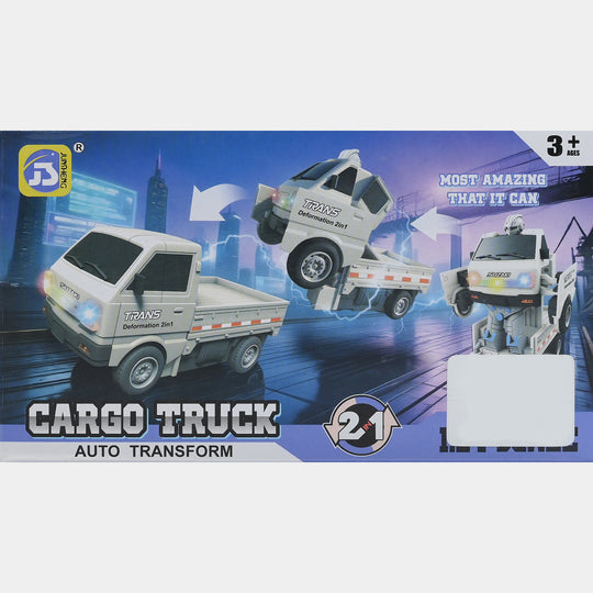 Electric Cargo Truck Deformation 2-in-1 Toy