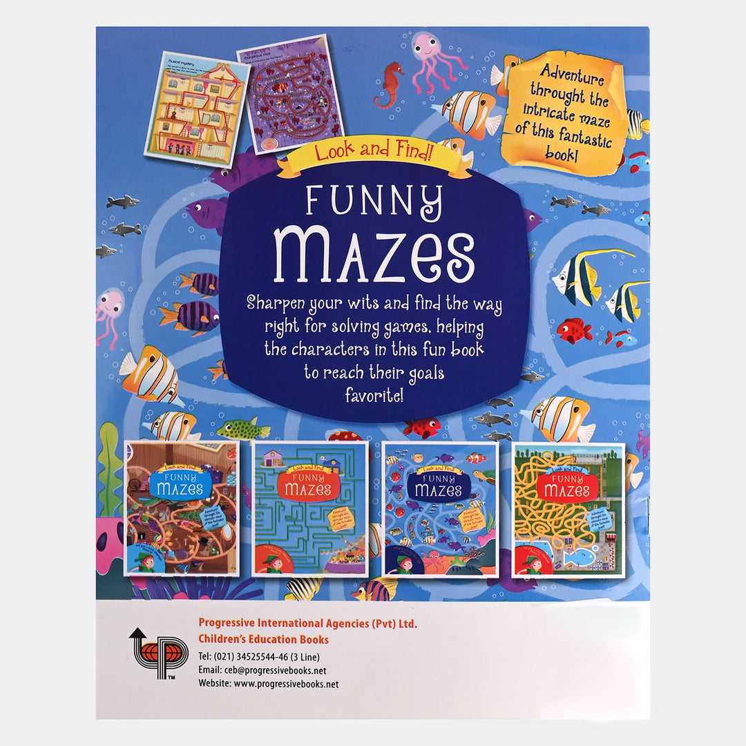 Wonderful Mazes Activity Book For Kids