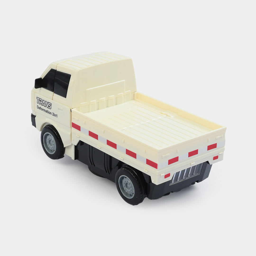 Electric Cargo Truck Deformation 2-in-1 Toy