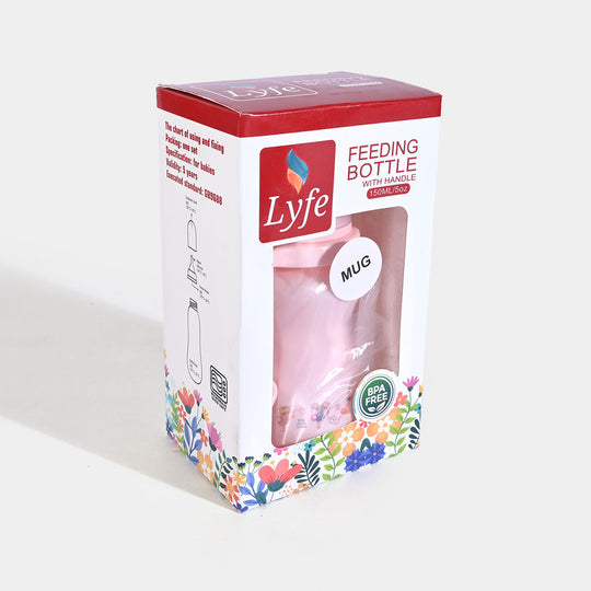 Baby Plastic Feeding Bottle 5Oz | 150ml | Pink