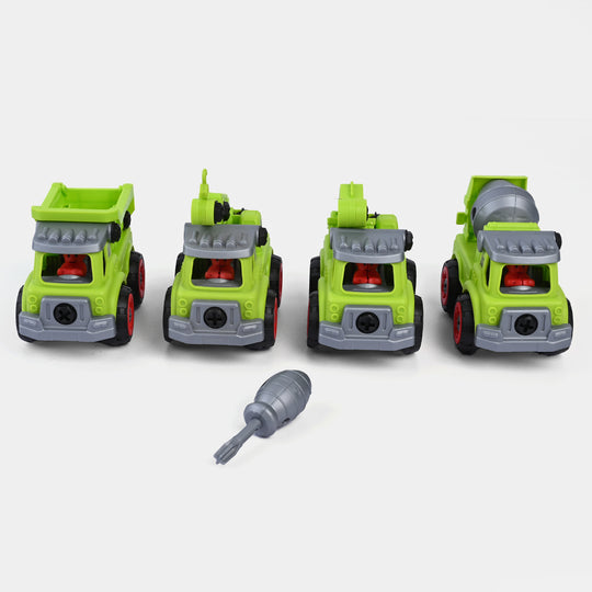 DIY Construction Truck Set | 4PCs