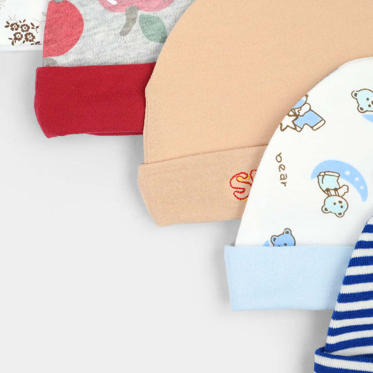 Pack OF 5 Infant Cotton Cap Set