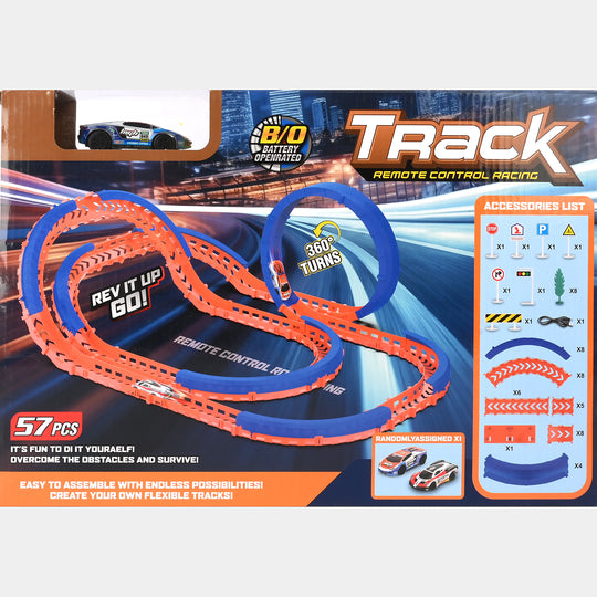 Track Racing Car Set for Kids