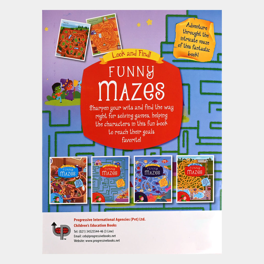 Wonderful Mazes Activity Book For Kids