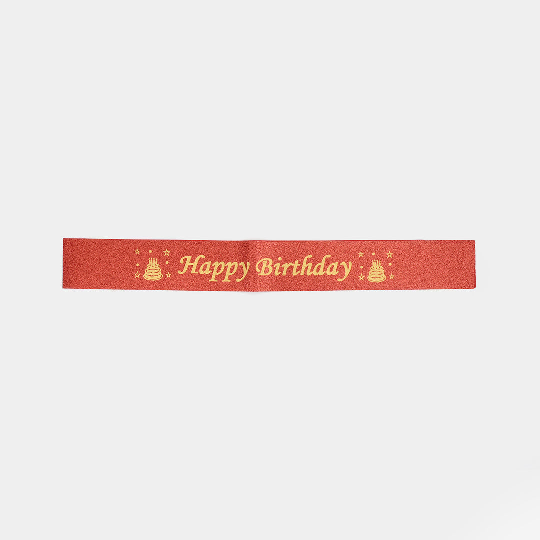 Birthday Party Celebration Sash