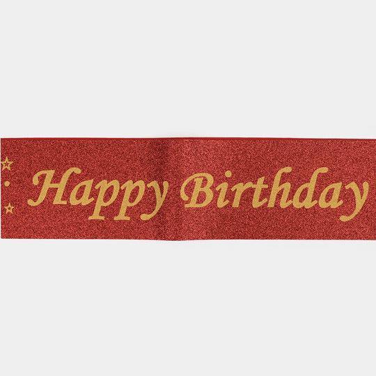 Birthday Party Celebration Sash