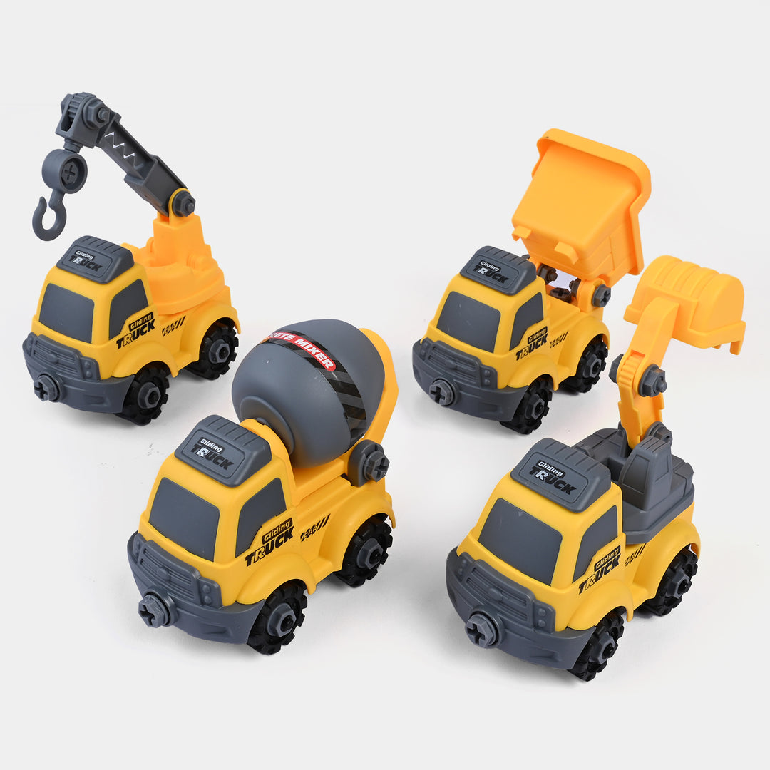 Construction Truck Set | 4PCs