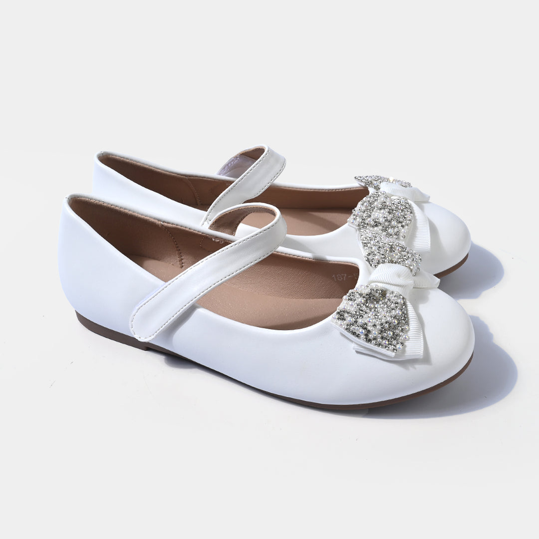 Girls Pumps 187-5-White