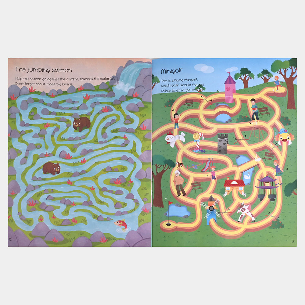 Wonderful Mazes Activity Book For Kids