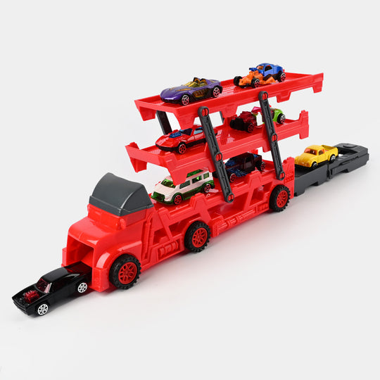 Transport Car Carrier Truck With Mini Cars