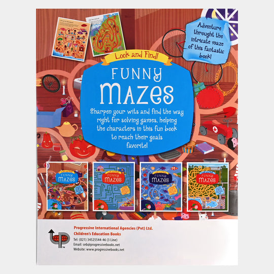 Wonderful Mazes Activity Book For Kids