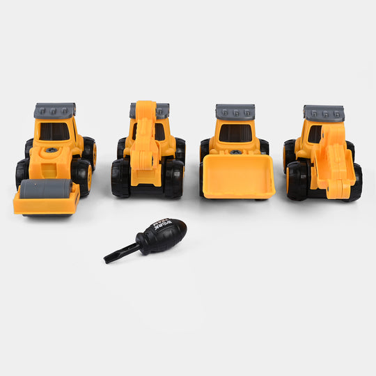 Construction Truck Set | 4 PCs