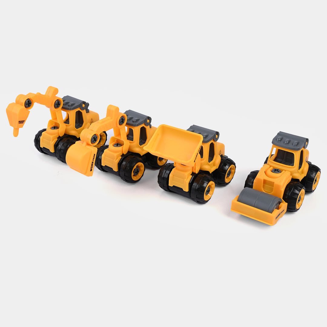 Construction Truck Set | 4 PCs