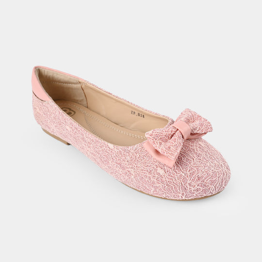 Girls Pumps ZP-038-Pink