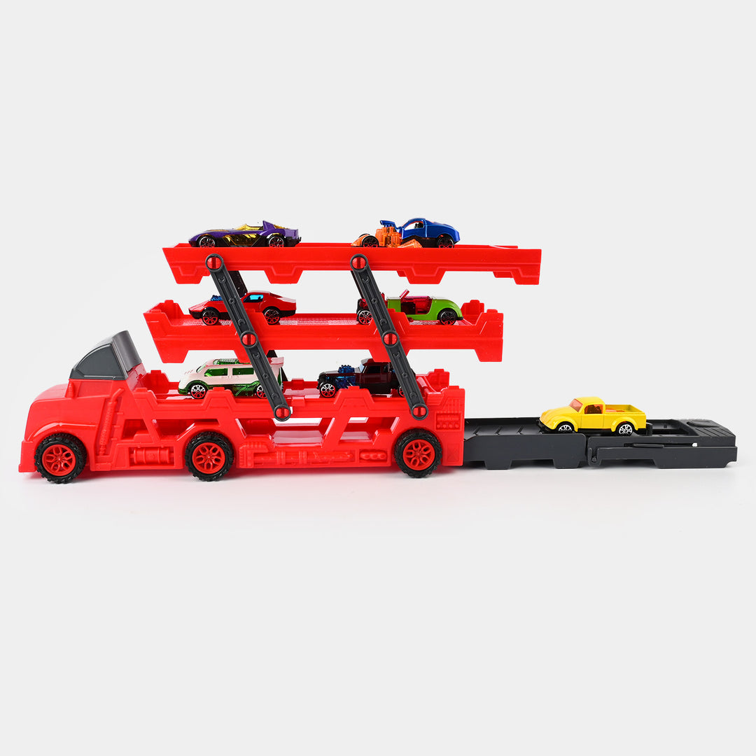 Transport Car Carrier Truck With Mini Cars