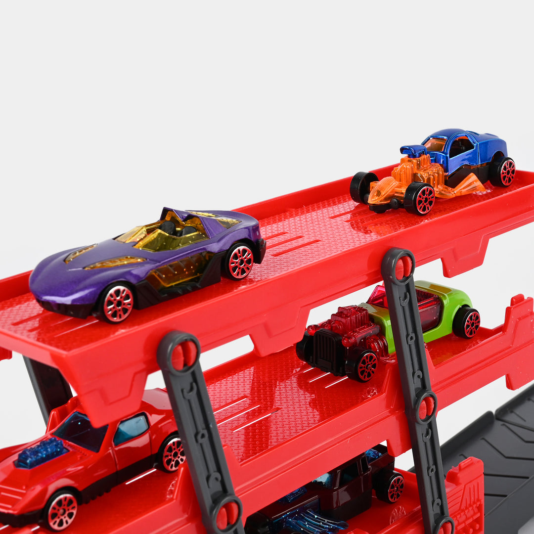 Transport Car Carrier Truck With Mini Cars