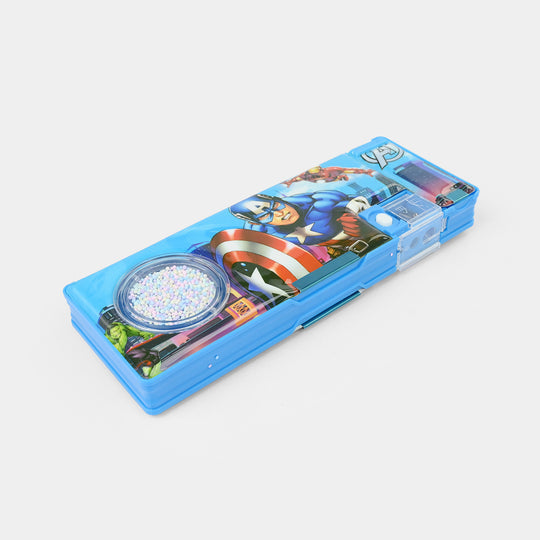 Double Sided Multi-functional Magnetic Pencil Box