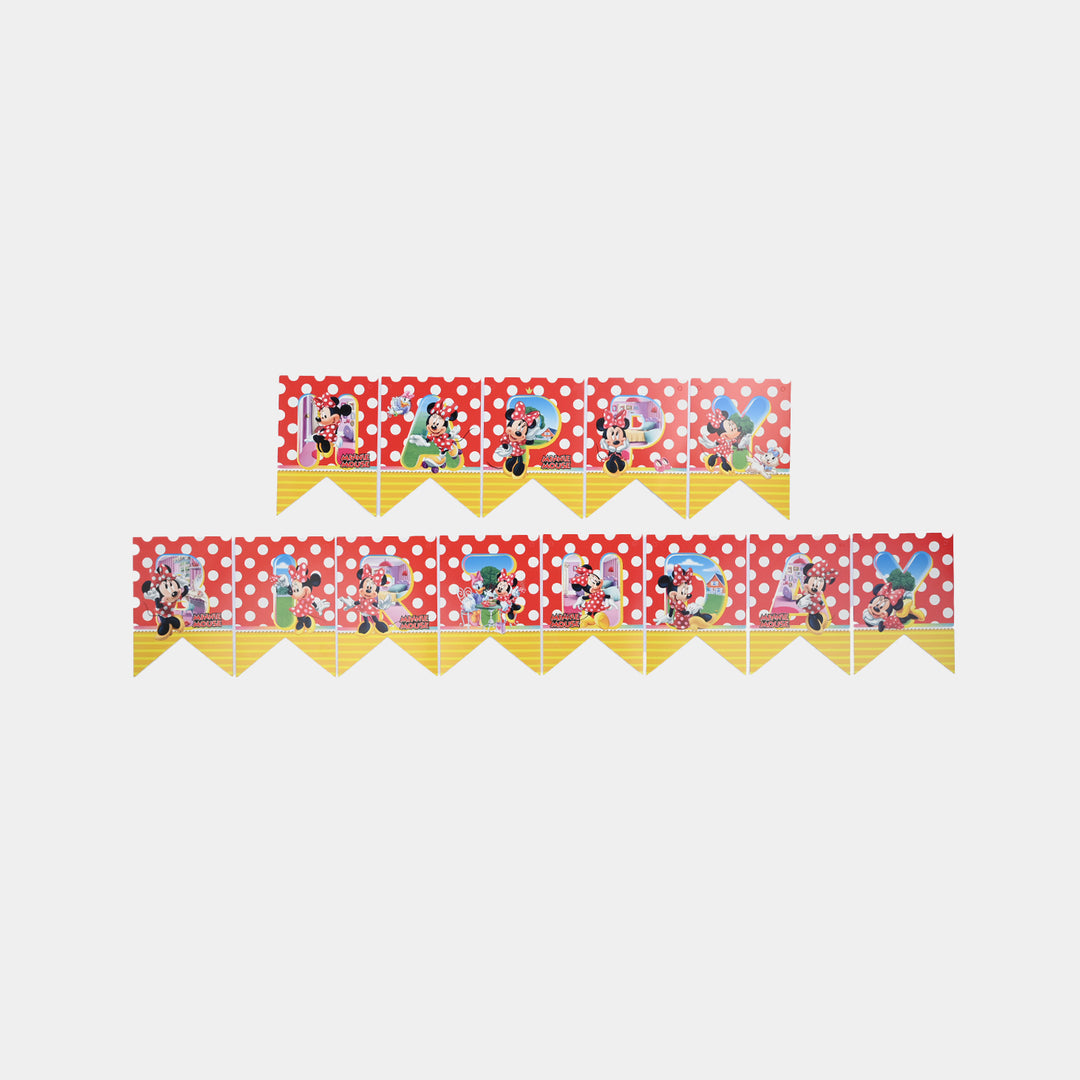 Character Theme HBD Bunting Banner Set