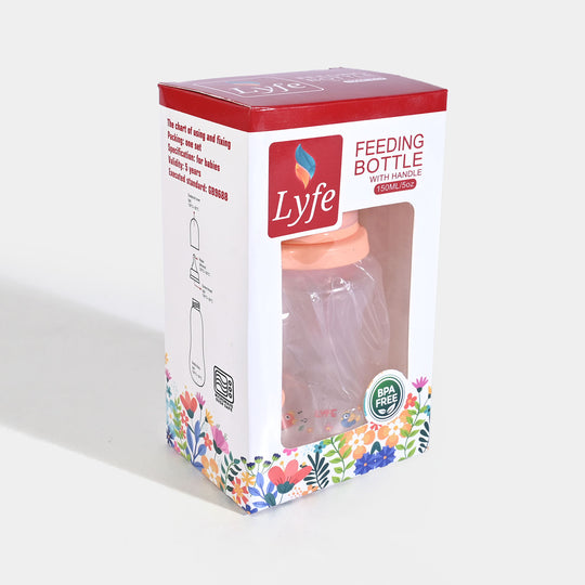 Baby Plastic Feeding Bottle 5Oz |150ml | Orange