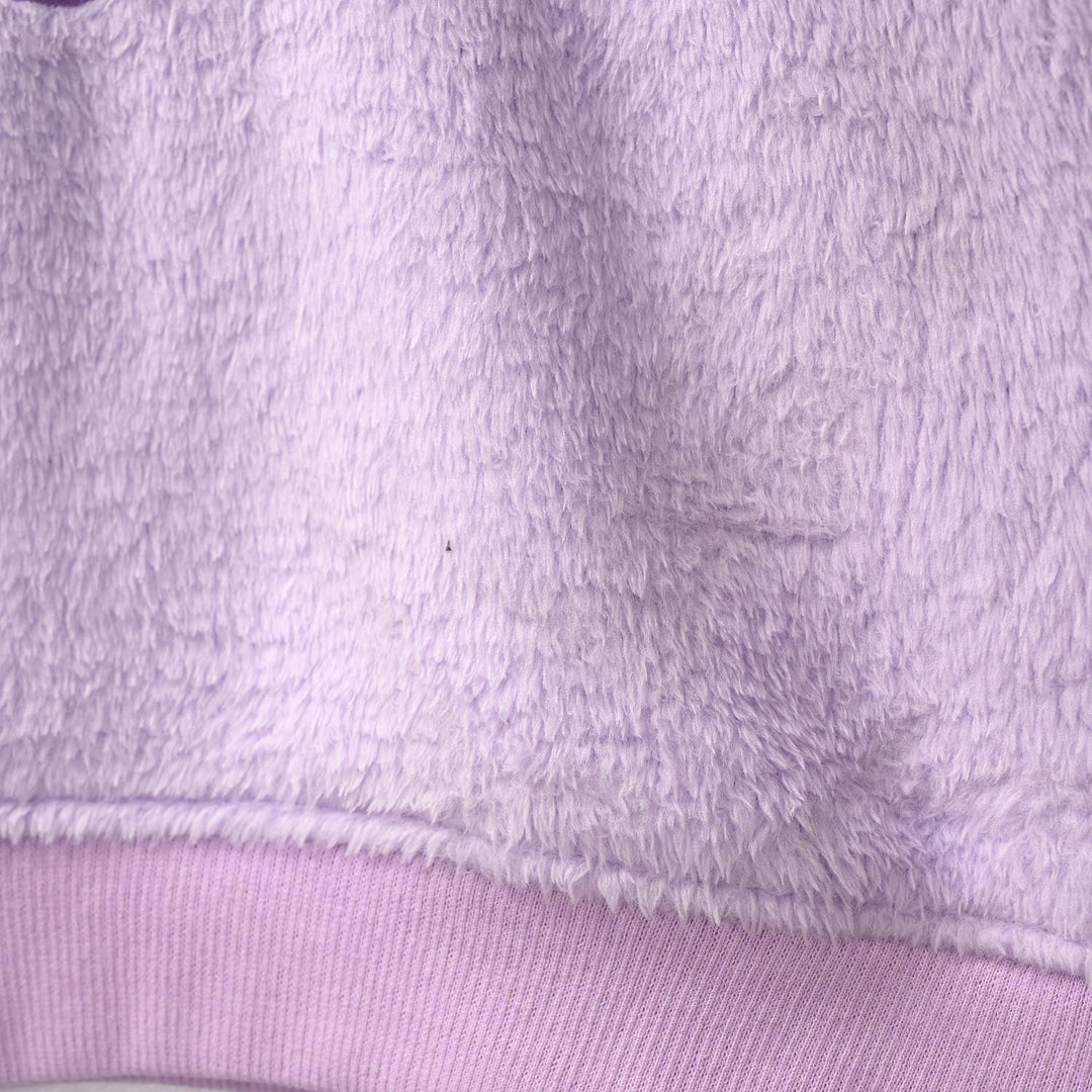 Girls Fleece Sweatshirt KITTY-Purple
