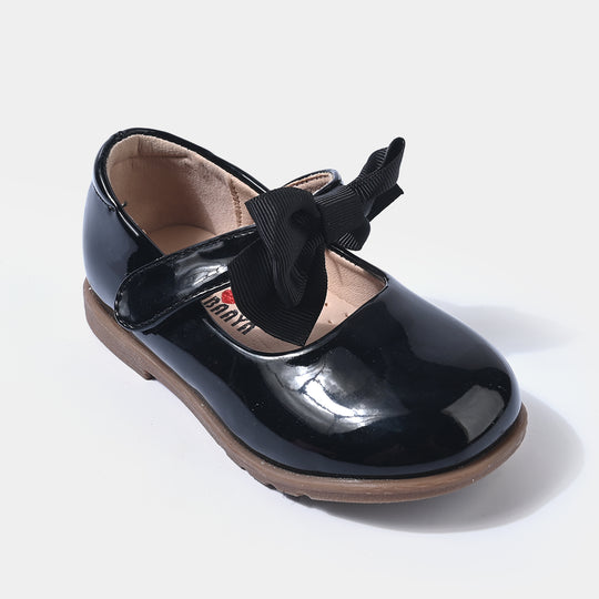 Girls Pumps 185-5-BLACK