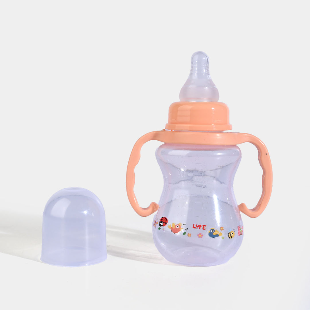 Baby Plastic Feeding Bottle 5Oz |150ml | Orange